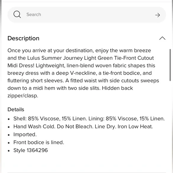 Lulus Summer Journey Light Green Tie-Front Linen Cutout Midi Dress - Picture 9 of 9